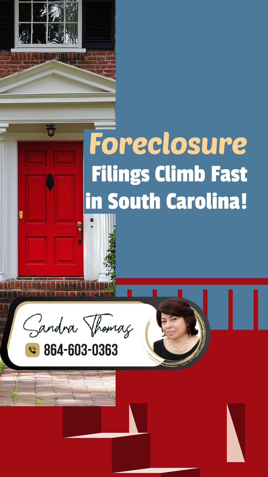 Foreclosure Filings Climb Fast in South Carolina!